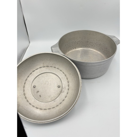 Vtg Wagner Ware Sidney O Magnalite 4248-P Aluminum Roaster Stockpot & Lid - Picture 2 of 6